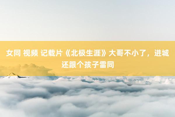 女同 视频 记载片《北极生涯》大哥不小了，进城还跟个孩子雷同